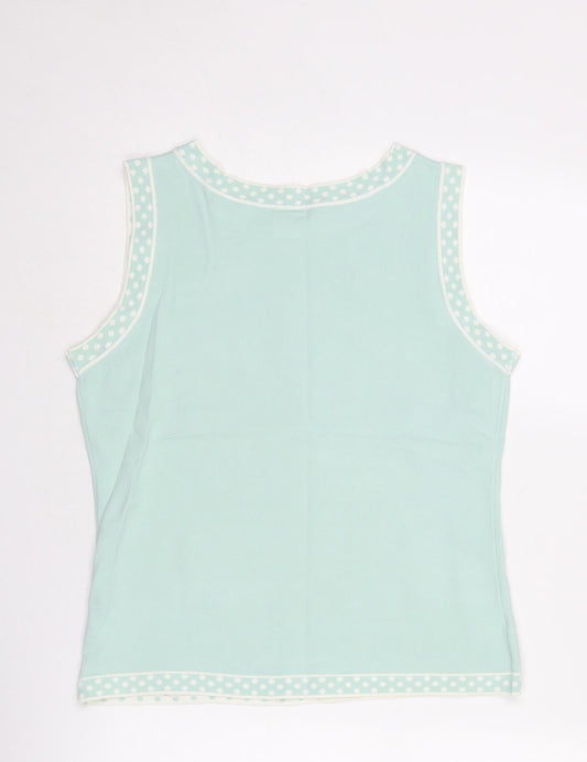 Womens UK Size 16 NEXT Blue Vest Jumper