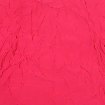 Womens UK Size 8 Phase Eight Pink Basic Blouse