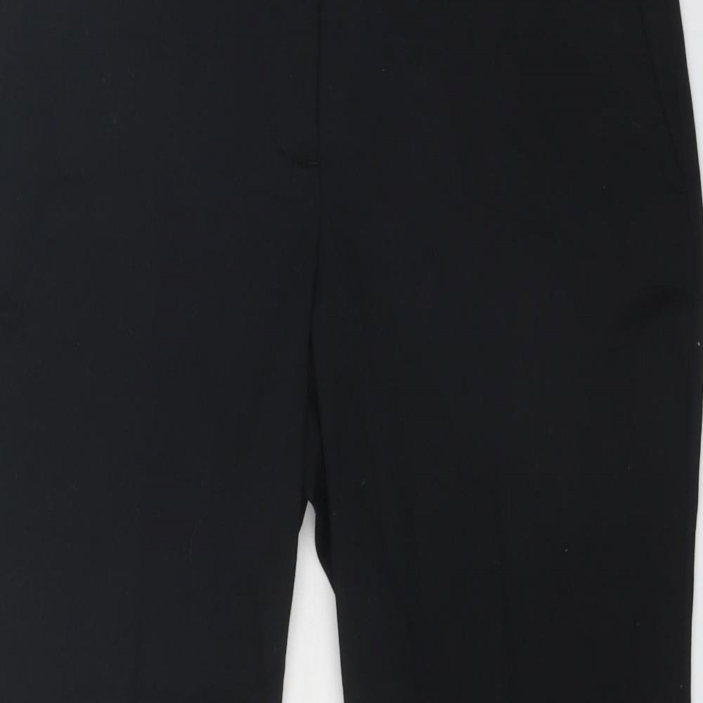 Womens UK Size S Zara Regular Fit  Black Trousers