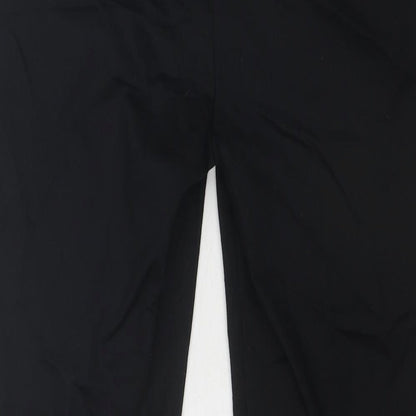 Womens UK Size S Zara Regular Fit  Black Trousers