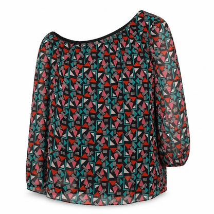 Womens UK Size 14 Be Beau Multicoloured Basic Blouse