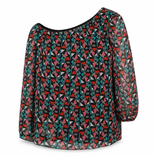 Womens UK Size 14 Be Beau Multicoloured Basic Blouse
