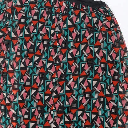 Womens UK Size 14 Be Beau Multicoloured Basic Blouse