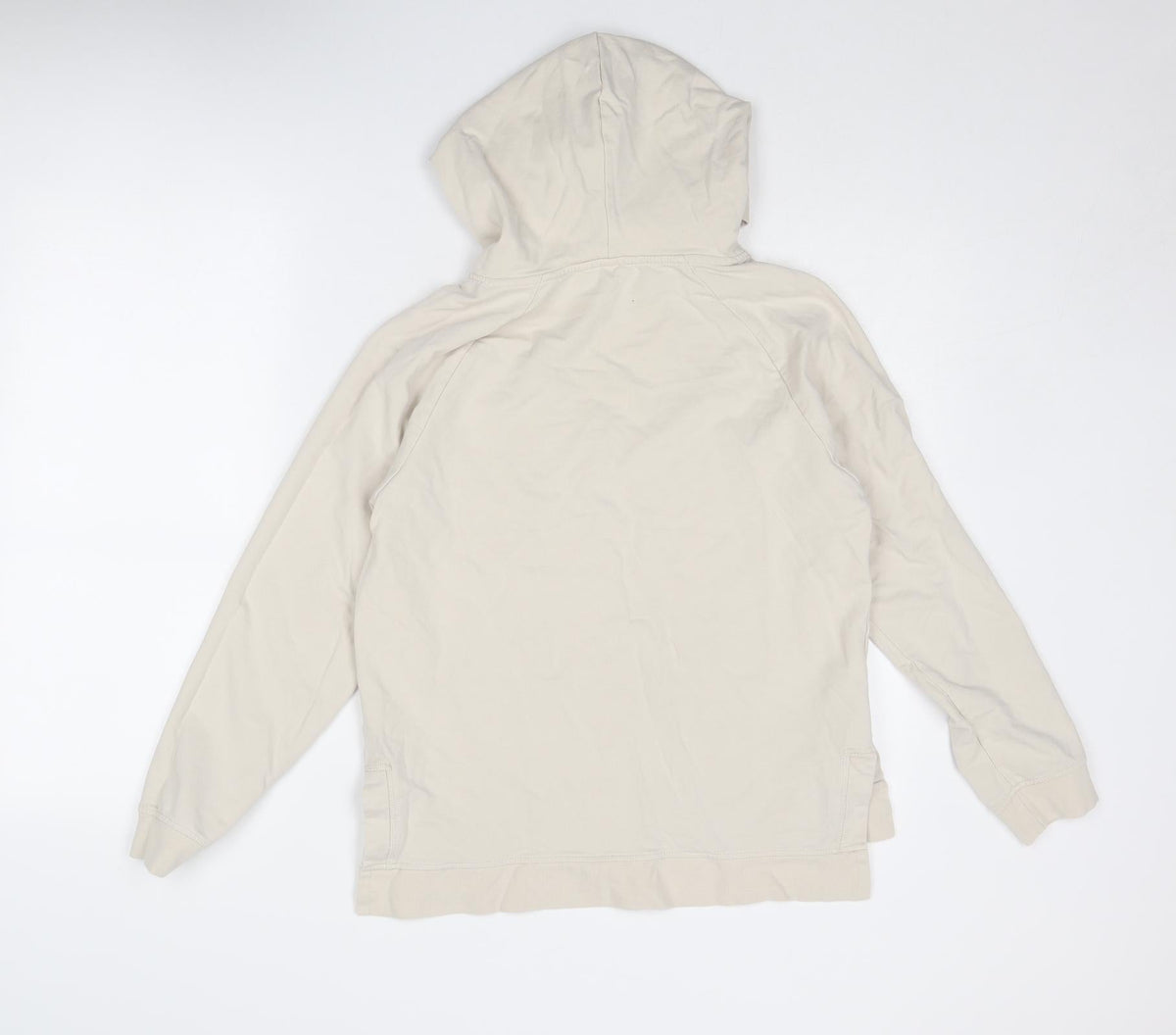 Womens UK Size S John Lewis Beige Pullover Hoodie