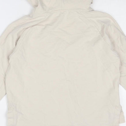 Womens UK Size S John Lewis Beige Pullover Hoodie