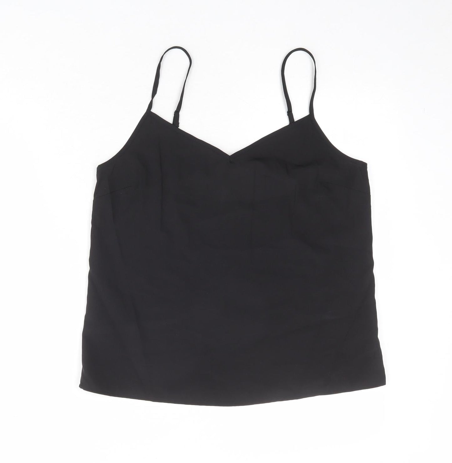 Womens UK Size 10 Marks and Spencer Black Basic Tank