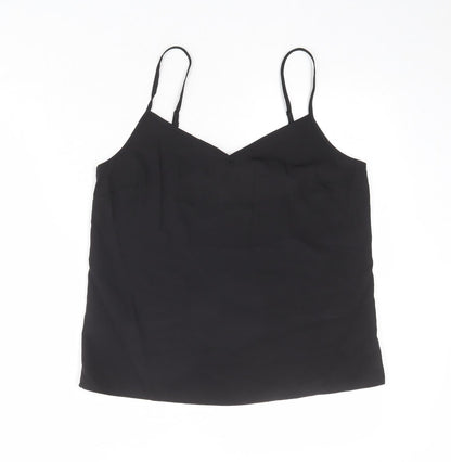 Womens UK Size 10 Marks and Spencer Black Basic Tank