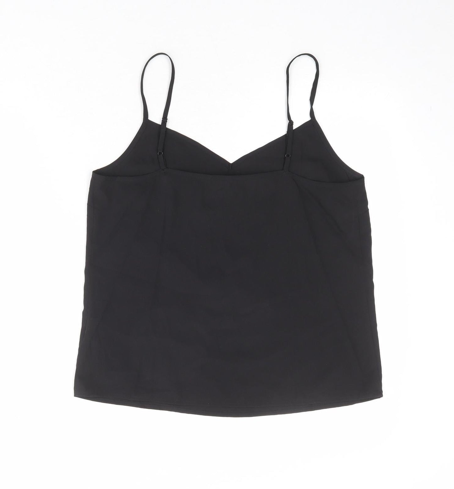 Womens UK Size 10 Marks and Spencer Black Basic Tank
