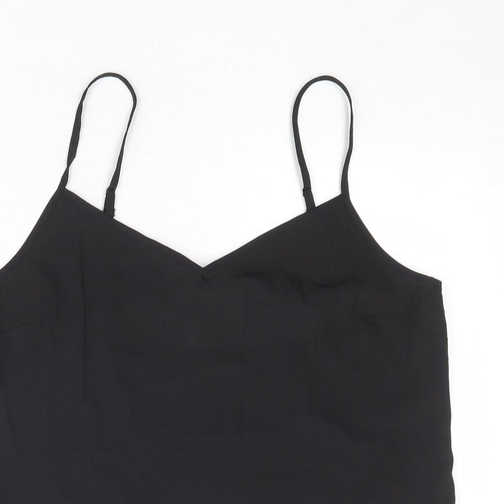 Womens UK Size 10 Marks and Spencer Black Basic Tank