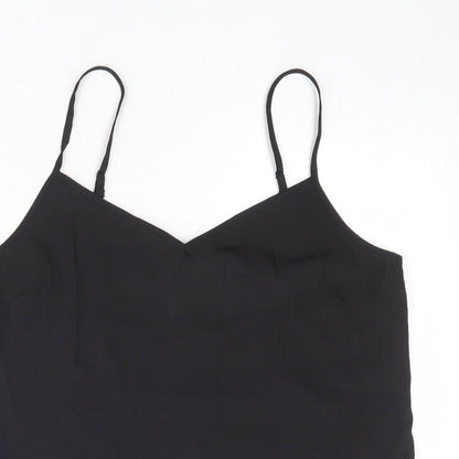 Womens UK Size 10 Marks and Spencer Black Basic Tank