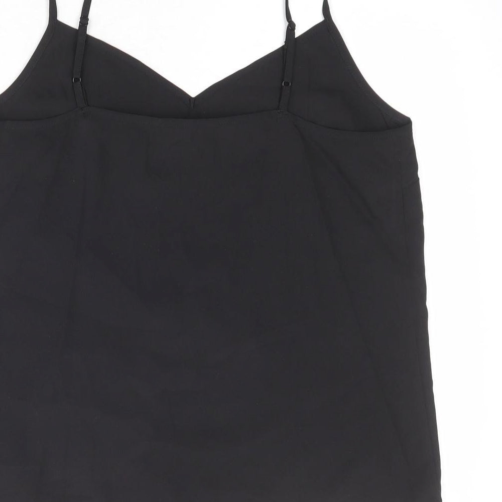 Womens UK Size 10 Marks and Spencer Black Basic Tank