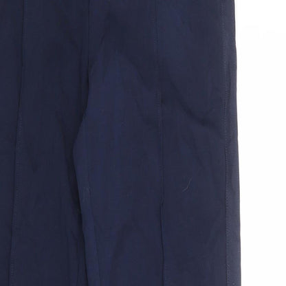 Womens UK Size 8 Marks and Spencer Regular Fit  Blue Trousers