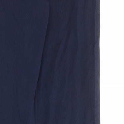 Womens UK Size 8 Marks and Spencer Regular Fit  Blue Trousers