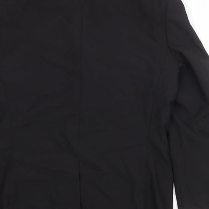 Mens UK Size 42 River Island Regular Black Suit Jacket