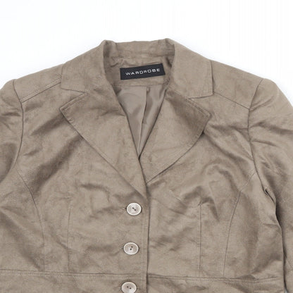 Womens UK Size 14 Wardrobe Brown Jacket