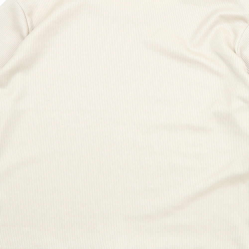 Womens UK Size 14 Principles Beige Basic T-Shirt