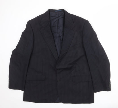 Mens UK Size 44 St Michael Regular Black Suit Jacket