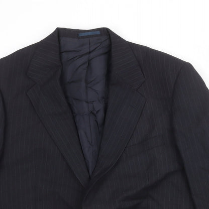 Mens UK Size 44 St Michael Regular Black Suit Jacket