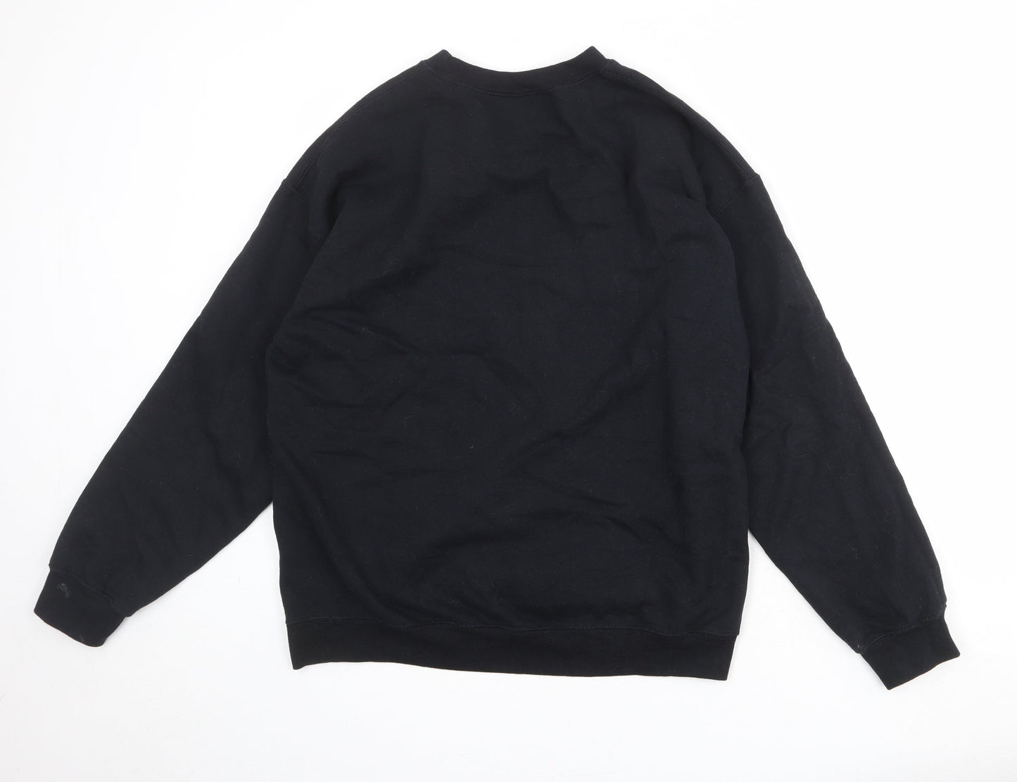 Womens UK Size M ASOS Black Pullover Sweatshirt