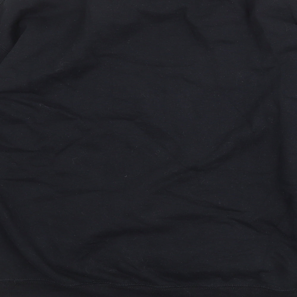 Womens UK Size M ASOS Black Pullover Sweatshirt