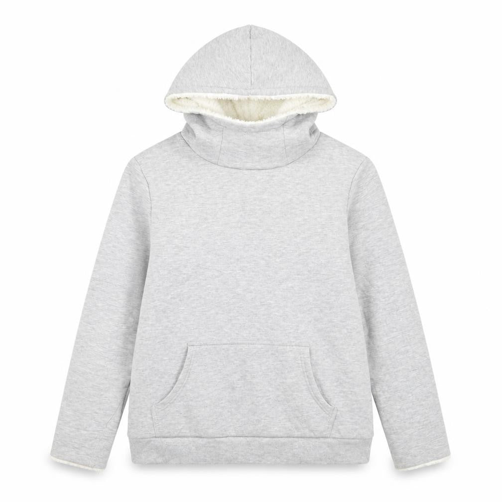 Womens UK Size L Crane Grey Pullover Hoodie
