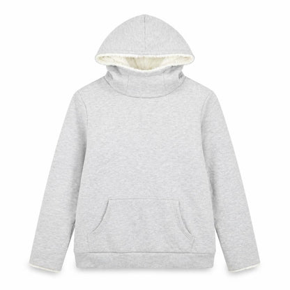 Womens UK Size L Crane Grey Pullover Hoodie