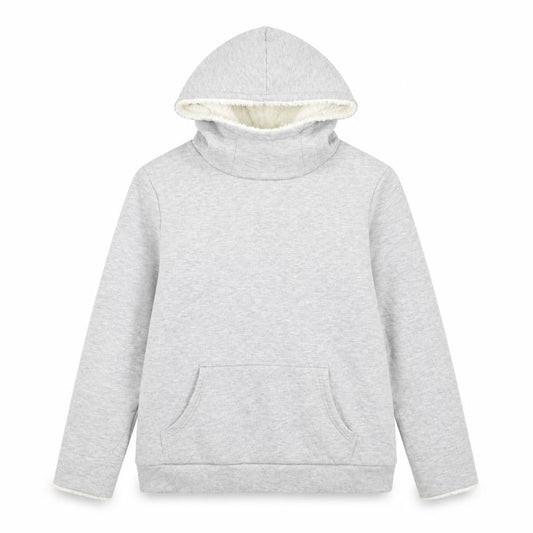 Womens UK Size L Crane Grey Pullover Hoodie
