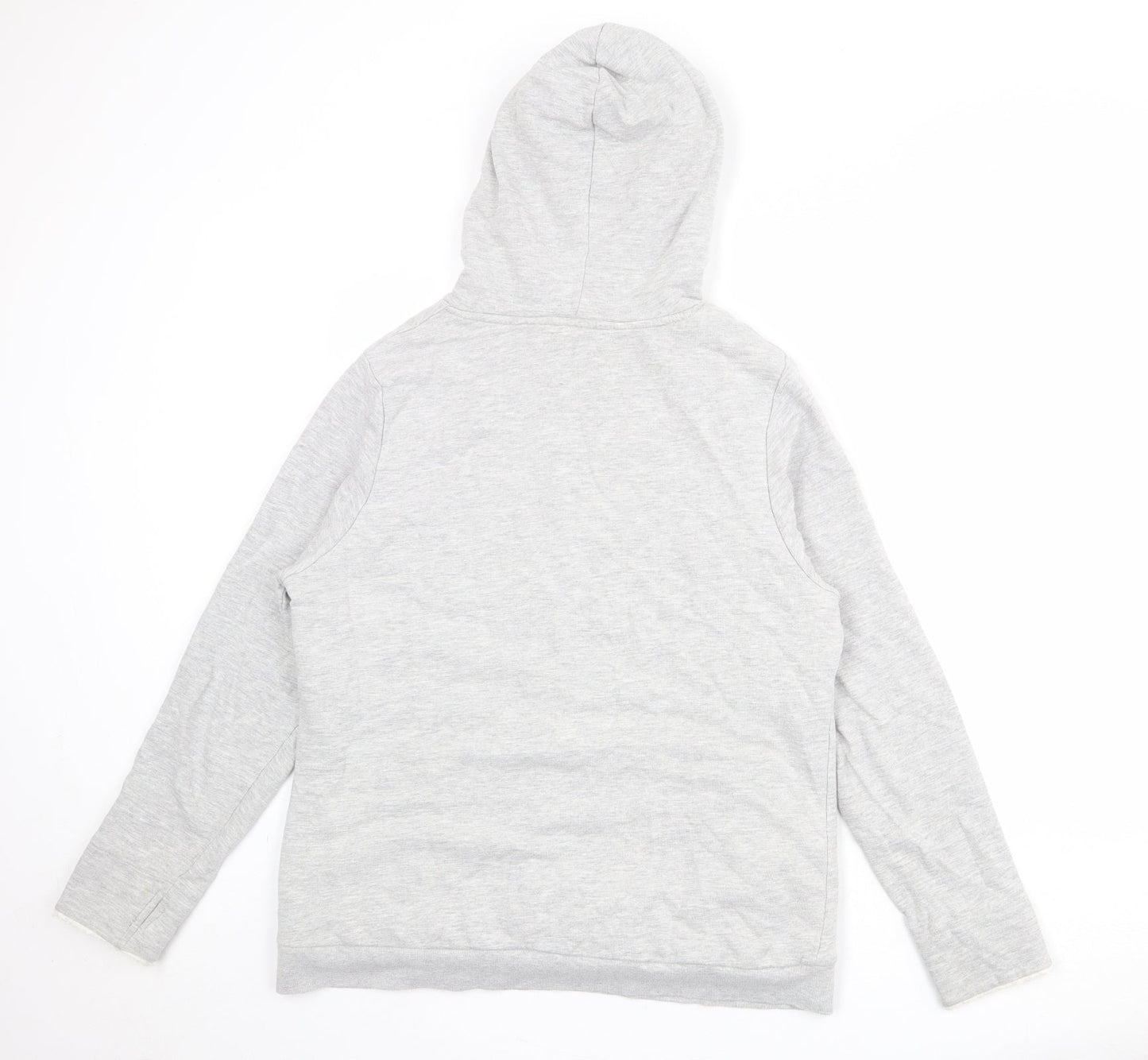 Crane Womens Grey Cotton Pullover Hoodie Size L Pullover