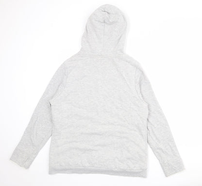 Crane Womens Grey Cotton Pullover Hoodie Size L Pullover