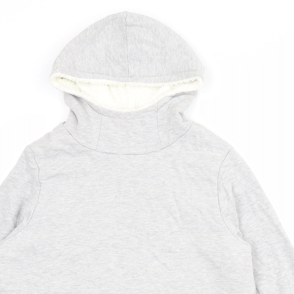 Crane Womens Grey Cotton Pullover Hoodie Size L Pullover