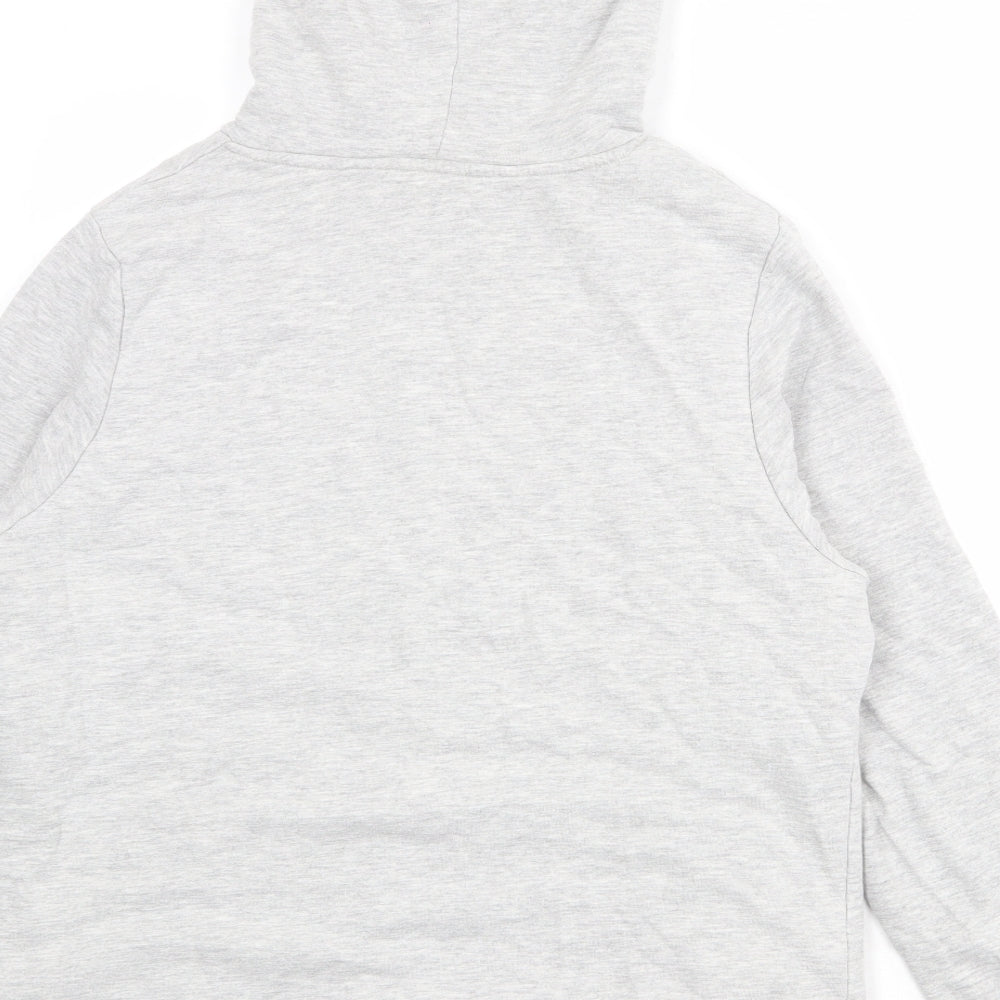 Crane Womens Grey Cotton Pullover Hoodie Size L Pullover