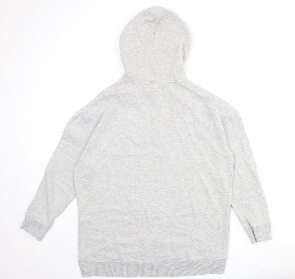 Very Womens Grey Cotton Pullover Hoodie Size 14 Pullover