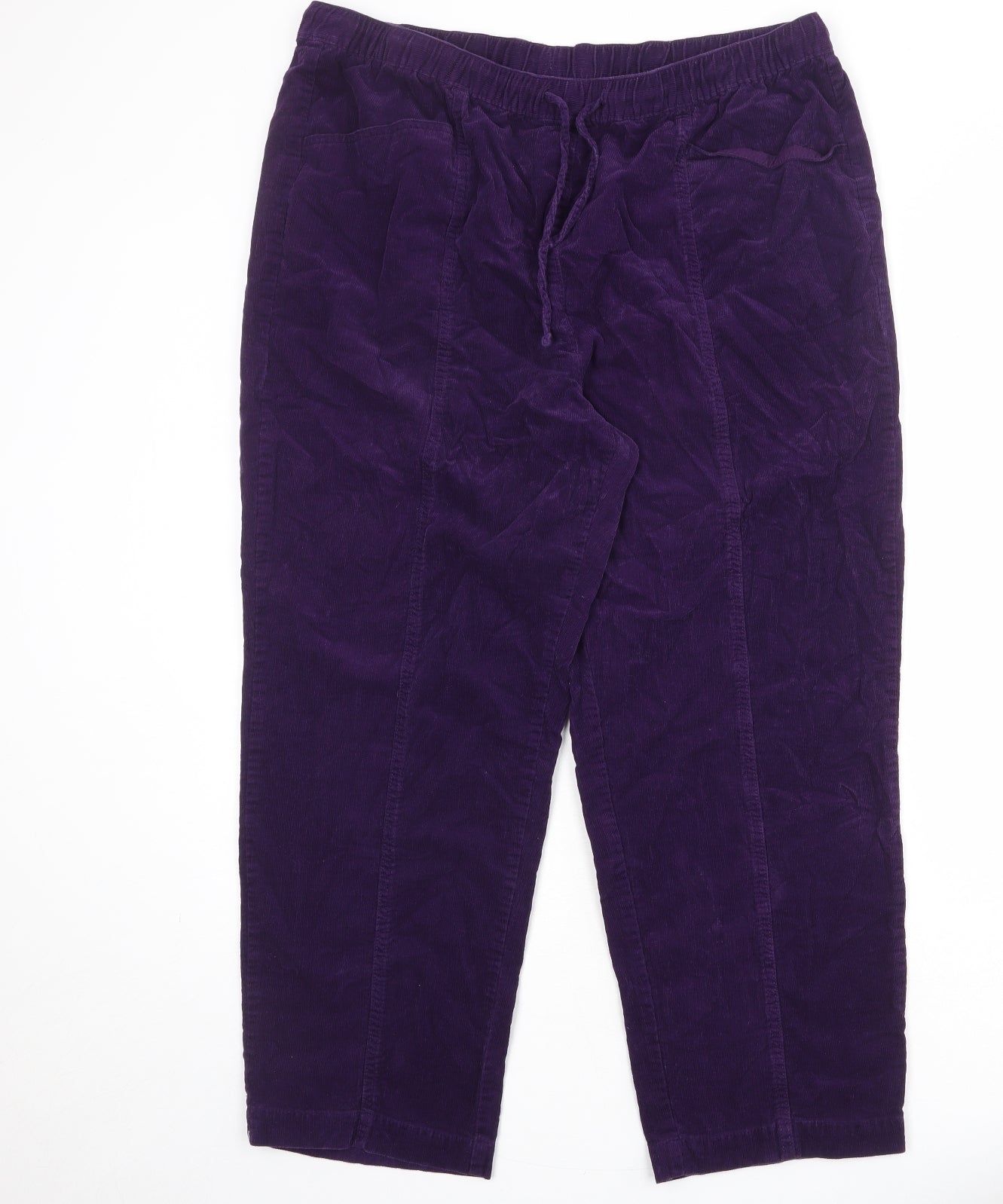 Womens UK Size 36 in EWM Regular Fit Jogger Purple Trousers