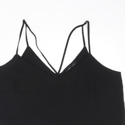 Womens UK Size 12 New London Black Camisole Tank