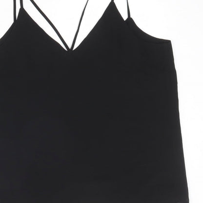 Womens UK Size 12 New London Black Camisole Tank