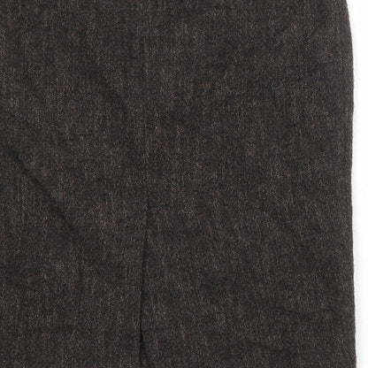 Sand Womens Brown Viscose A-Line Skirt Size 10 Zip