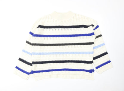 Womens UK Size L Dorothy Perkins Ivory Pullover Jumper