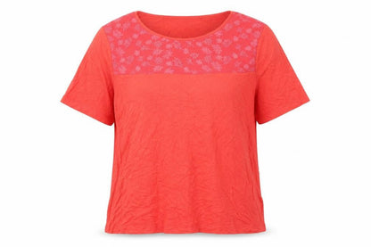 Womens UK Size M Canda Pink Basic T-Shirt