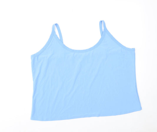 Womens UK Size 26 Michele Hope Blue Basic Tank