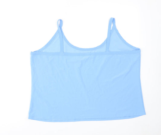 Womens UK Size 26 Michele Hope Blue Basic Tank