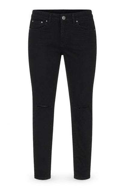 Womens UK Size 10 Girl vivi Regular Fit Skinny Black Jeans