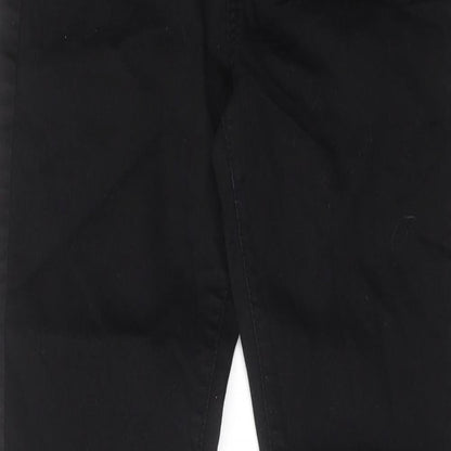 Womens UK Size 10 Girl vivi Regular Fit Skinny Black Jeans