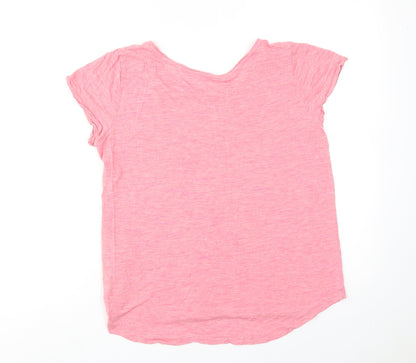 Womens UK Size M Gap Pink Basic T-Shirt