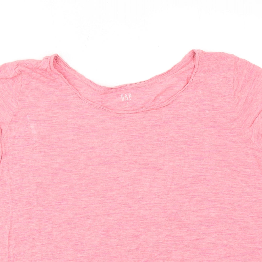 Womens UK Size M Gap Pink Basic T-Shirt