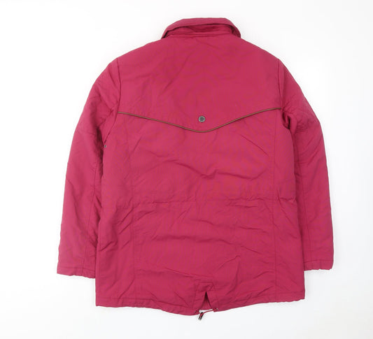 Per Una Womens Pink Jacket Size 12 Zip