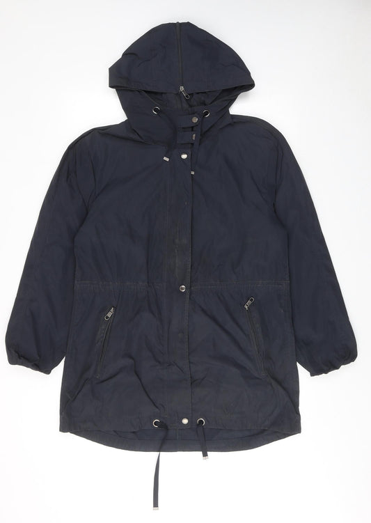 Betty Barclay Womens Blue Jacket Size 12 Zip