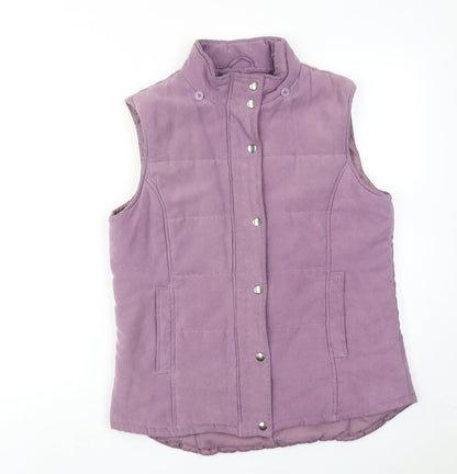Womens UK Size S EWM Purple Gilet