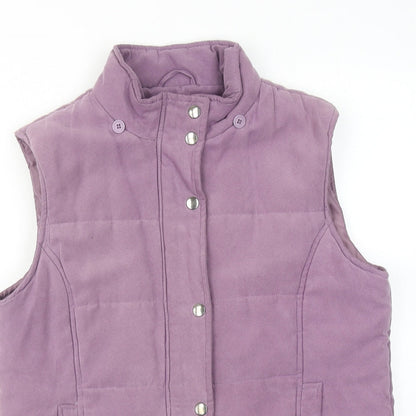 Womens UK Size S EWM Purple Gilet