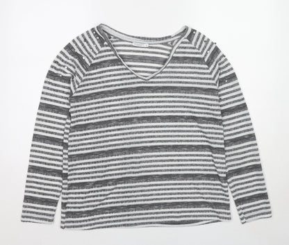 Womens UK Size S Encuentro Grey Pullover Jumper