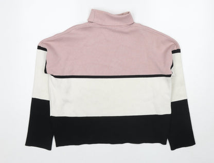 Womens UK Size M New Look Multicoloured Pullover Jumper